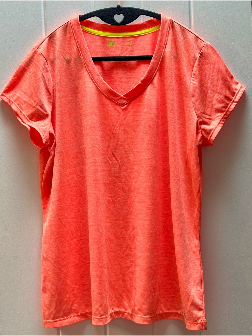 Xersion V-Neck Tee in Orange